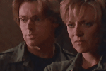 Description: Daniel Jackson and Sam Carter