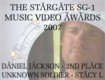 Second Place Winner of the 2007 Stargate Music Video Awards in the category of Daniel Jackson